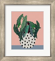 Plant in Dotted Pot Fine Art Print