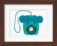 Retro Telephone I Fine Art Print