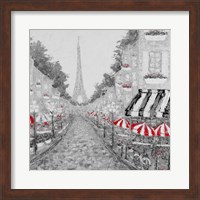 Splash Of Red In Paris I Fine Art Print