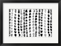 Black and White Raindrops Fine Art Print