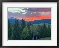 Sunset View From The Cabin Fine Art Print