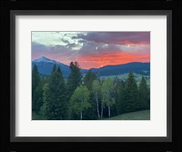Sunset View From The Cabin Fine Art Print