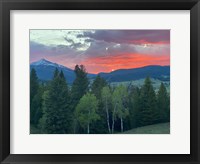 Sunset View From The Cabin Fine Art Print