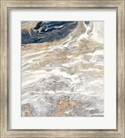 Gold And Gray Oasis Fine Art Print