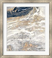 Gold And Gray Oasis Fine Art Print