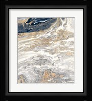 Gold And Gray Oasis Fine Art Print