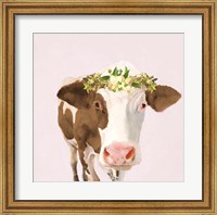 Floral Crown Cow Fine Art Print