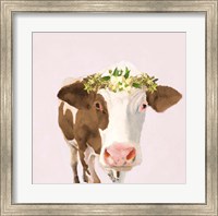 Floral Crown Cow Fine Art Print
