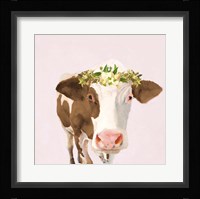 Floral Crown Cow Fine Art Print