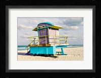 12th Street Lifeguard Stand Fine Art Print