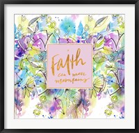 Faith Can Move Mountains Spring Bloom Fine Art Print