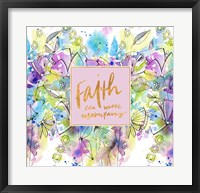 Faith Can Move Mountains Spring Bloom Fine Art Print