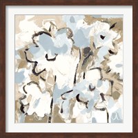 Light Blue Floral Fine Art Print