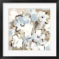 Light Blue Floral Fine Art Print