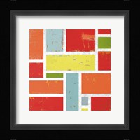 Bright Retro Lofts II Fine Art Print