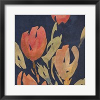 Dark Orange Tulips II Framed Print