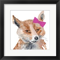 Foxy Lady Square Fine Art Print