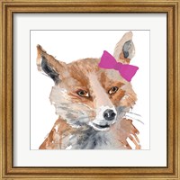 Foxy Lady Square Fine Art Print