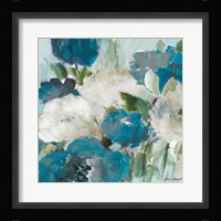 Indigo Power Square I Framed Print