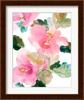 Scattered Pink Hibiscus Fine Art Print