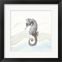 Sea Animal in Waves I Framed Print