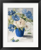 Shades Of Blue Floral Fine Art Print