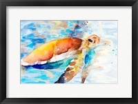 Turtle Passing Through I Fine Art Print