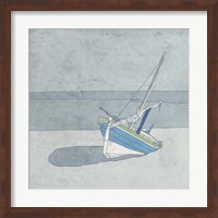 Sailboat Ashore Fine Art Print