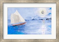 Sailing In Moonlight Fine Art Print