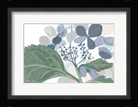 Navy Floral Fine Art Print