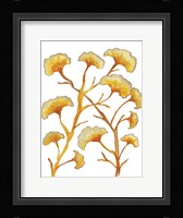 Gold Floral Branches Fine Art Print