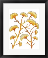 Gold Floral Branches Fine Art Print