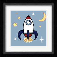 Rocket Ship Framed Print