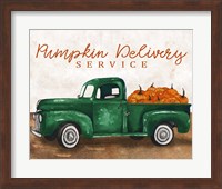 Pumpkin Delivery Service Fine Art Print