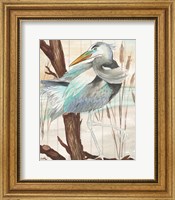 Heron On Branch II Fine Art Print