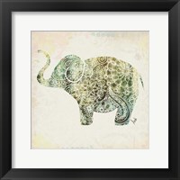 Boho Elephant II Framed Print