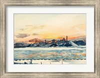 Industrial Coastal Scene Fine Art Print