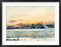 Industrial Coastal Scene Fine Art Print