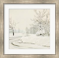 Snowy Road Fine Art Print