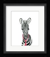 Zebra With Tie Fine Art Print