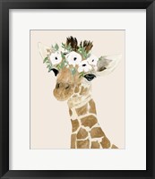 Little Giraffe Framed Print