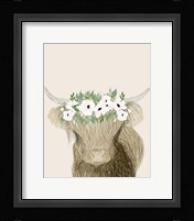 Floral Crowned Bull Fine Art Print
