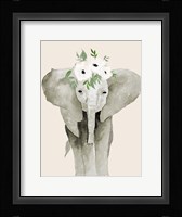 Floral Crowned Elephant Fine Art Print