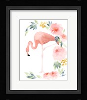 Floral Flamingo I Fine Art Print