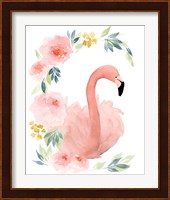 Floral Flamingo II Fine Art Print