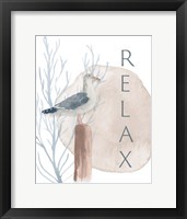 Seabird Relax Framed Print
