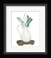 Farmhouse Pitcher With Flowers II Fine Art Print