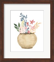 Basket Of Wild Flowers Fine Art Print