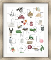 Farm Alphabet Fine Art Print