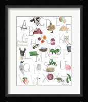Farm Alphabet Fine Art Print